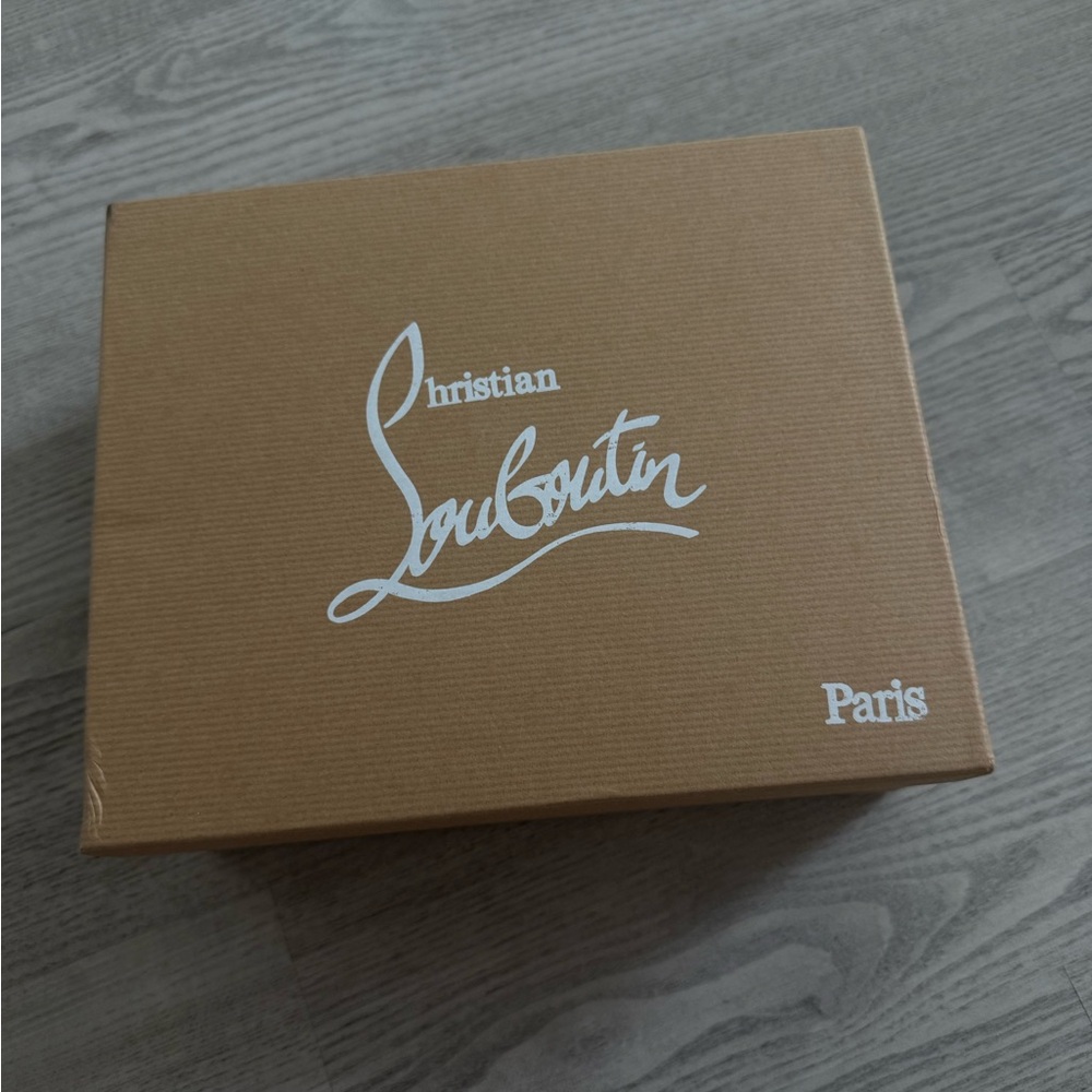 Christian Louboutin Brown Box with White Logo